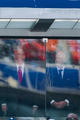 President of the United States Donald J. Trump (L) and FIFA President Gianni Infantino (R) are seen during a FIFA Men’s World Cup 2026 Final match between Spain and Argentina at New York New Jersey Stadium, in New Jersey on July 19th 2026 (Photo by Leo Barrilari SPP)  Copyright: xLeoxBarrilari SPPx Sportspressphoto_SPR193837