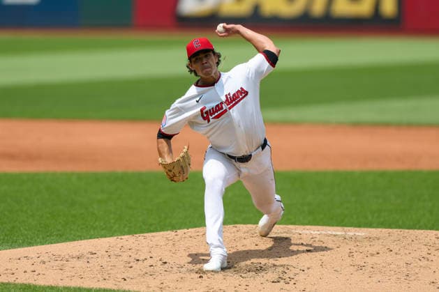 MLB, Baseball Herren, USA 2026: Pirates Vs Guardians JUL 19 July 19, 2026: Cleveland Guardians pitcher Joey Cantillo (54) throws a pitch during the third inning of the Major League Baseball game between the Pittsburgh Pirates and Cleveland Guardians at Progressive Field in Cleveland, Ohio. Brian Fisher CSM (Credit Image: Â Brian Fisher Cal Media) Cleveland Ohio United States of America EDITORIAL USE ONLY Copyright: xx ZUMA-20260719_zma_c04_015.jpg BrianxFisherx csmphotothree504886