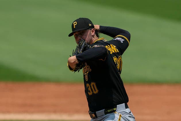 MLB, Baseball Herren, USA 2026: Pirates Vs Guardians JUL 19 July 19, 2026: Pittsburgh Pirates pitcher Paul Skenes (30) throws a pitch during the third inning of the Major League Baseball game between the Pittsburgh Pirates and Cleveland Guardians at Progressive Field in Cleveland, Ohio. Brian Fisher CSM (Credit Image: Â Brian Fisher Cal Media) Cleveland Ohio United States of America EDITORIAL USE ONLY Copyright: xx ZUMA-20260719_zma_c04_007.jpg BrianxFisherx csmphotothree504894