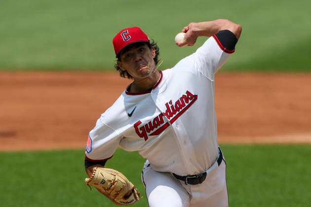 MLB, Baseball Herren, USA 2026: Pirates Vs Guardians JUL 19 July 19, 2026: Cleveland Guardians pitcher Joey Cantillo (54) throws a pitch during the second inning of the Major League Baseball game between the Pittsburgh Pirates and Cleveland Guardians at Progressive Field in Cleveland, Ohio. Brian Fisher CSM (Credit Image: Â Brian Fisher Cal Media) Cleveland Ohio United States of America EDITORIAL USE ONLY Copyright: xx ZUMA-20260719_zma_c04_006.jpg BrianxFisherx csmphotothree504895