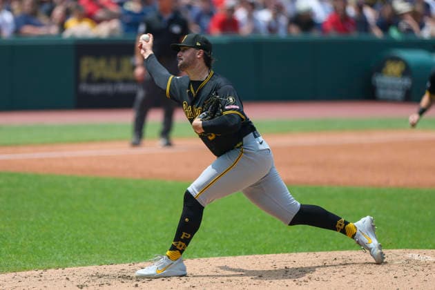 MLB, Baseball Herren, USA 2026: Pirates Vs Guardians JUL 19 July 19, 2026: Pittsburgh Pirates pitcher Paul Skenes (30) throws a pitch during the fourth inning of the Major League Baseball game between the Pittsburgh Pirates and Cleveland Guardians at Progressive Field in Cleveland, Ohio. Brian Fisher CSM (Credit Image: Â Brian Fisher Cal Media) Cleveland Ohio United States of America EDITORIAL USE ONLY Copyright: xx ZUMA-20260719_zma_c04_002.jpg BrianxFisherx csmphotothree504899