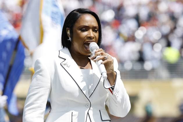 EAST RUTHERFORD, NEW JERSEY - Jennifer Hudson during the FIFA World Cup, WM, Weltmeisterschaft, Fussball 2026â ¢ closing ceremony preceding the FIFA World Cup 2026 final between Spain and Argentina at the New York New Jersey Stadium on July 19, 2026, in East Rutherford, New Jersey, United States. MAURICE VAN STEEN ANP World Cup Soccer 2026 xVIxANPxSportx xMauricexvanxSteenxIVx 563861026 originalFilename: 563861026.jpg