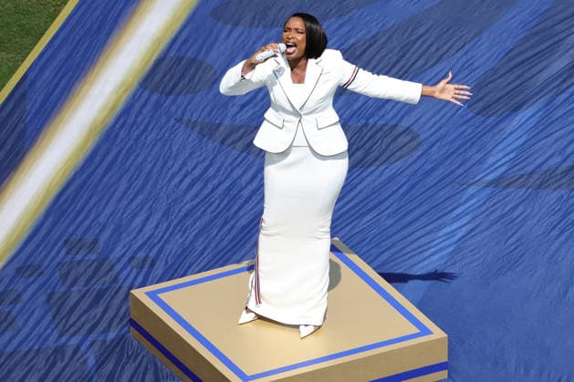 Jennifer Hudson performs during the FIFA World Cup, WM, Weltmeisterschaft, Fussball 2026 Final match between Spain and Argentina at Metlife Stadium, New Jersey, USA on 19 July 2026. Copyright: xPeterxDovganx 45290010