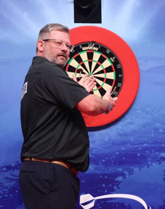 World Matchplay Darts 2026 James Wade during the 2026 World Matchplay darts at Winter Gardens, Blackpool, UK on 19 July 2026. Blackpool Winter Gardens UK Editorial use only , Copyright: xChrisxSargeantx PSI-24526-0214