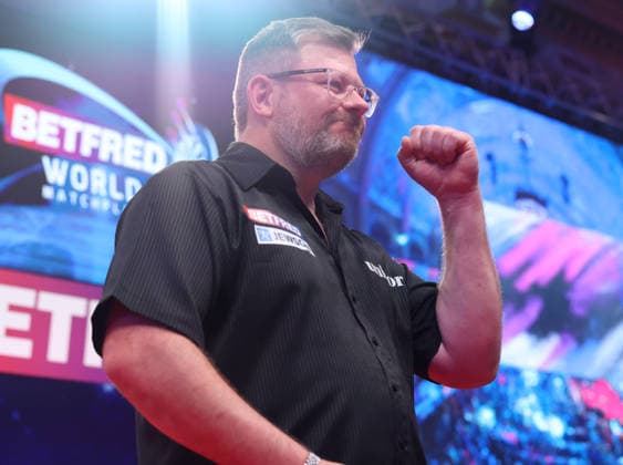 World Matchplay Darts 2026 James Wade during the 2026 World Matchplay darts at Winter Gardens, Blackpool, UK on 19 July 2026. Blackpool Winter Gardens UK Editorial use only , Copyright: xChrisxSargeantx PSI-24526-0217
