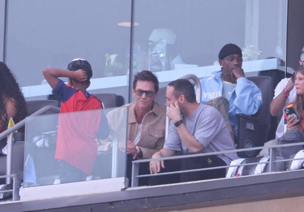 2026 World Cup Final - VIP In The Stands - USA Tom Brady in the stands during the FIFA World Cup, WM, Weltmeisterschaft, Fussball 2026 final football match between Spain and Argentina on July 19, 2026 at the New York Stadium in East Rutherford, NJ, USA. Photo by Charles Guerin ABACAPRESS.COM East Rutherford NJ United States  Copyright: xGuerinxCharles ABACAx