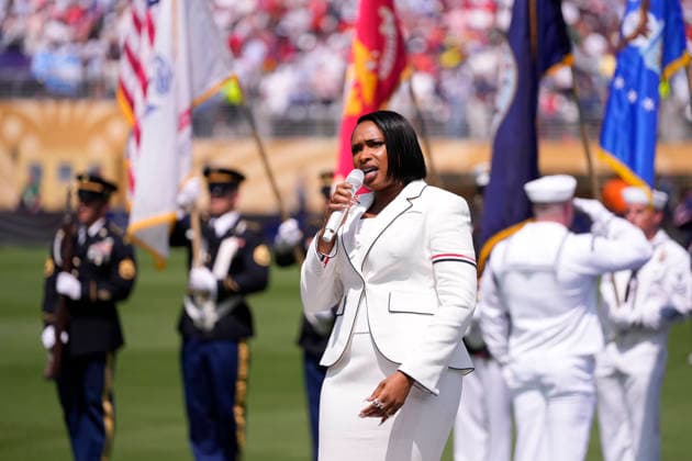July 19, 2026, East Rutherford, New Jersey, United States: Jennifer Hudson performs during the FIFA World Cup, WM, Weltmeisterschaft, Fussball 2026 Final match between Spain and Argentina at New York New Jersey Stadium on July 19, 2026 in East Rutherford, United States. Spain V Argentina: Final - FIFA World Cup 2026  - ZUMAa181 20260719_zaa_a181_026 Copyright: xJosexBretonx