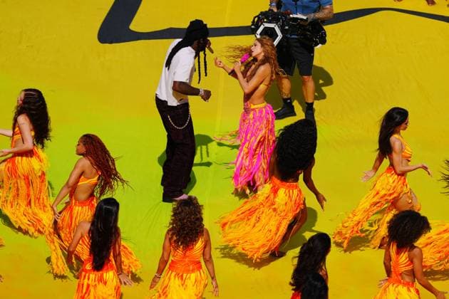 Shakira performing at half time Spain v Argentina, 2026 FIFA World Cup, WM, Weltmeisterschaft, Fussball Final, Football, New York New Jersey Stadium, East Rutherford, New Jersey, USA - 19 Jul 2026East Rutherford New York New Jersey Stadium New Jersey (NJ) United States of America  Copyright: xJavierxGarcia Shutterstockx 16995474bf