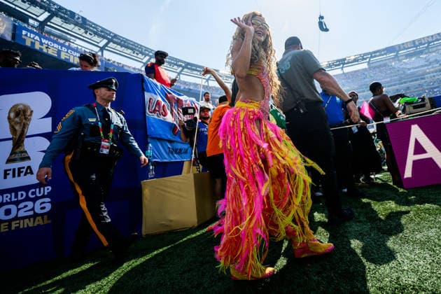 Sport Bilder des Tages 260719 Shakira performs during the half time show during the FIFA World Cup, WM, Weltmeisterschaft, Fussball 2026 final football match between Spain and Argentina on July 19, 2026 in East Rutherford, New Jersey. Photo: Joel Marklund BILDBYRAN kod JM JM0829 bbeng fotboll football soccer fotball vm fotbolls-vm fotball-vm fotbolls-vm 2026 fifa world cup 2026 final *** July 19, 2026: Shakira performs during the halftime show at the 2026 FIFA World Cup final soccer match between Spain and Argentina on July 19, 2026 in East Rutherford, New Jersey. Photo by Joel Marklund. BILDBYRAN code JM JM0829 bbeng soccer football soccer World Cup soccer World Cup 2026 FIFA World Cup 2026 final  Copyright: JOELxMARKLUND BB260719JM057