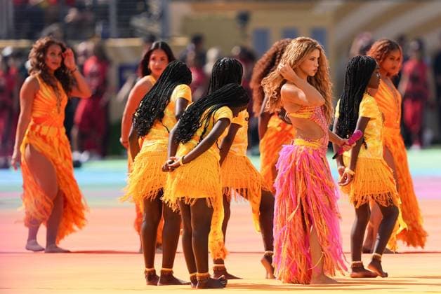Shakira during the half time show Spain v Argentina, 2026 FIFA World Cup, WM, Weltmeisterschaft, Fussball Final, Football, New York New Jersey Stadium, East Rutherford, New Jersey, USA - 19 Jul 2026East Rutherford New York New Jersey Stadium New Jersey (NJ) United States of America  Copyright: xIsmaelxAdnan Shutterstockx 16998023cm