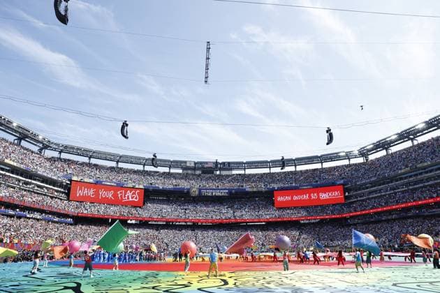 EAST RUTHERFORD, NEW JERSEY - Final Halftime Show of the 2026 FIFA World Cup, WM, Weltmeisterschaft, Fussball final between Spain and Argentina at the New York New Jersey Stadium on July 19, 2026, in East Rutherford, New Jersey, United States. MAURICE VAN STEEN ANP World Cup Soccer 2026 xVIxANPxSportx xMauricexvanxSteenxIVx 563865300 originalFilename: 563865300.jpg