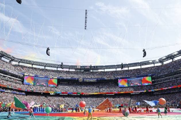 EAST RUTHERFORD, NEW JERSEY - Final Halftime Show of the 2026 FIFA World Cup, WM, Weltmeisterschaft, Fussball final between Spain and Argentina at the New York New Jersey Stadium on July 19, 2026, in East Rutherford, New Jersey, United States. MAURICE VAN STEEN ANP World Cup Soccer 2026 xVIxANPxSportx xMauricexvanxSteenxIVx 563865306 originalFilename: 563865306.jpg