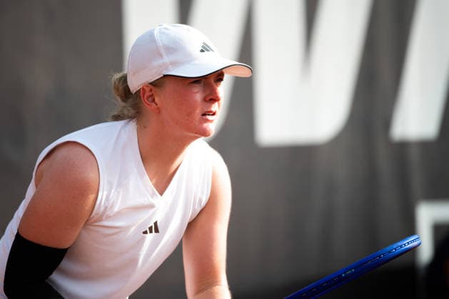 IPA86819073 - Francesca Jones of Great Britain faces Lucia Bronzetti of Italy in the singles final at the 2026 ATV BANCOMAT Tennis Open at Circolo Antico Tiro a Volo in Rome, Italy  Copyright: xMarioxQuartapelle IPAxSportx xx 86819073