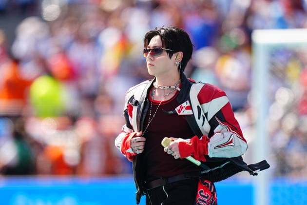 Spain v Argentina - FIFA World Cup, WM, Weltmeisterschaft, Fussball 2026 - Final EAST RUTHERFORD, NEW JERSEY - JULY 19: Jungkook of South Korean boy band BTS performs during the half time show of FIFA World Cup 2026 Final match between Spain and Argentina at New York New Jersey Stadium in East Rutherford, New Jersey, USA on July 19, 2026. Evrim Aydin Anadolu New Jersey United States. Editorial use only. Please get in touch for any other usage.  Copyright: x2026xAnadoluxEvrimxAydinx