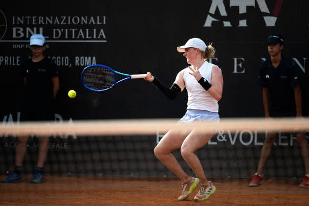 TENNIS - International Tennis Tournament - ATV Bancomat Tennis Open Photo by IPA ABACAPRESS.COM86819080 - Francesca Jones of Great Britain faces Lucia Bronzetti of Italy in the singles final at the 2026 ATV BANCOMAT Tennis Open at the Circolo Antico Tiro a Volo in Rome, Italy Rome Italy  Copyright: xIPAxSport ABACAx