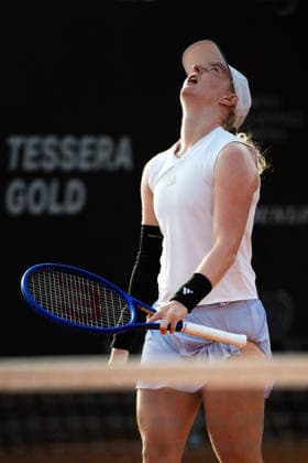 TENNIS - International Tennis Tournament - ATV Bancomat Tennis Open Photo by IPA ABACAPRESS.COM86819071 - Francesca Jones of Great Britain faces Lucia Bronzetti of Italy in the singles final at the 2026 ATV BANCOMAT Tennis Open at Circolo Antico Tiro a Volo in Rome, Italy Rome Italy  Copyright: xIPAxSport ABACAx