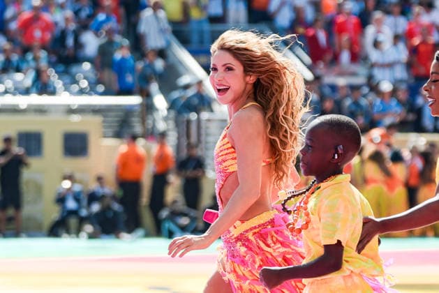 Shakira performs at half time during the FIFA Men’s World Cup 2026 Final match between Spain and Argentina at New York New Jersey Stadium, in New Jersey on July 19th 2026 (Photo by Leo Barrilari SPP)  Copyright: xLeoxBarrilari SPPx Sportspressphoto_SPR193883