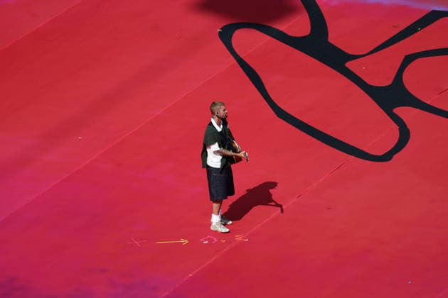 Justine Bieber performs half time show during the FIFA World Cup, WM, Weltmeisterschaft, Fussball 2026 Final match between Spain and Argentina at Metlife Stadium, New Jersey, USA on 19 July 2026. Copyright: xPeterxDovganx 45290033