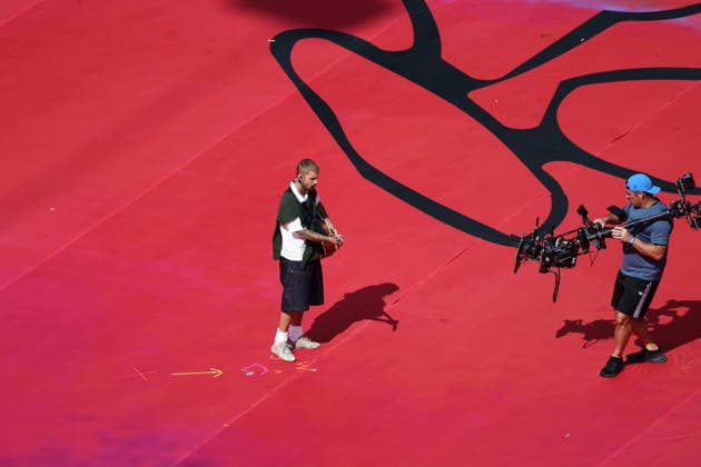 Justine Bieber performs half time show during the FIFA World Cup, WM, Weltmeisterschaft, Fussball 2026 Final match between Spain and Argentina at Metlife Stadium, New Jersey, USA on 19 July 2026. Copyright: xPeterxDovganx 45290034