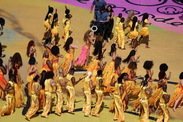 Shakira performs half time show during the FIFA World Cup, WM, Weltmeisterschaft, Fussball 2026 Final match between Spain and Argentina at Metlife Stadium, New Jersey, USA on 19 July 2026. Copyright: xPeterxDovganx 45290035