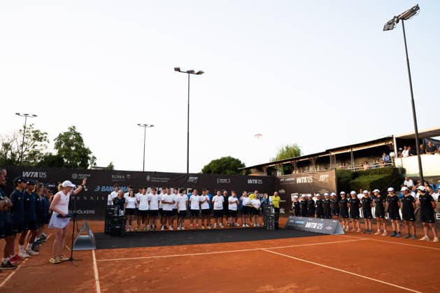 IPA86819892 - Francesca Jones of Great Britain celebrates during the award ceremony for the singles final of the 2026 ATV BANCOMAT Tennis Open at the Circolo Antico Tiro a Volo in Rome, Italy.  Copyright: xMarioxQuartapelle IPAxSportx xx 86819892