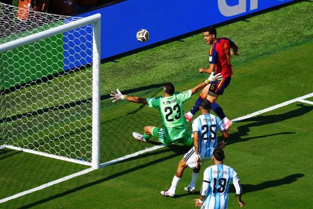Mikel Merino of Spain goes close Spain v Argentina, 2026 FIFA World Cup, WM, Weltmeisterschaft, Fussball Final, Football, New York New Jersey Stadium, East Rutherford, New Jersey, USA - 19 Jul 2026East Rutherford New York New Jersey Stadium New Jersey (NJ) United States of America  Copyright: xJavierxGarcia Shutterstockx 16995474cc