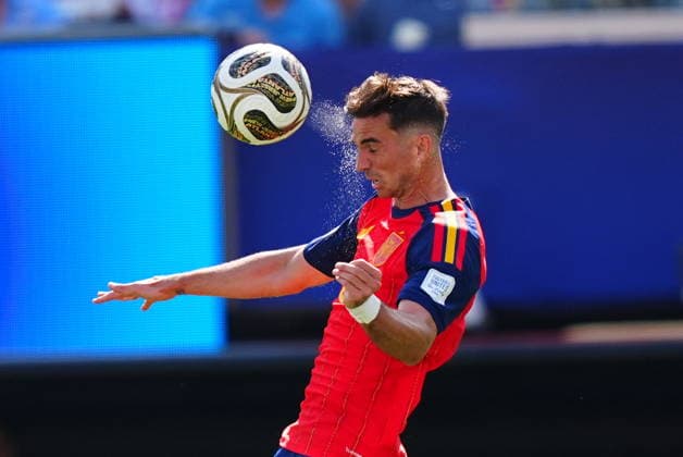 Spain v Argentina - FIFA World Cup, WM, Weltmeisterschaft, Fussball 2026 - Final EAST RUTHERFORD, NEW JERSEY - JULY 19: Fabian Ruiz (8) of Spain in action during the FIFA World Cup 2026 Final match between Spain and Argentina at New York New Jersey Stadium in East Rutherford, New Jersey, USA on July 19, 2026. Evrim Aydin Anadolu New Jersey United States. Editorial use only. Please get in touch for any other usage.  Copyright: x2026xAnadoluxEvrimxAydinx
