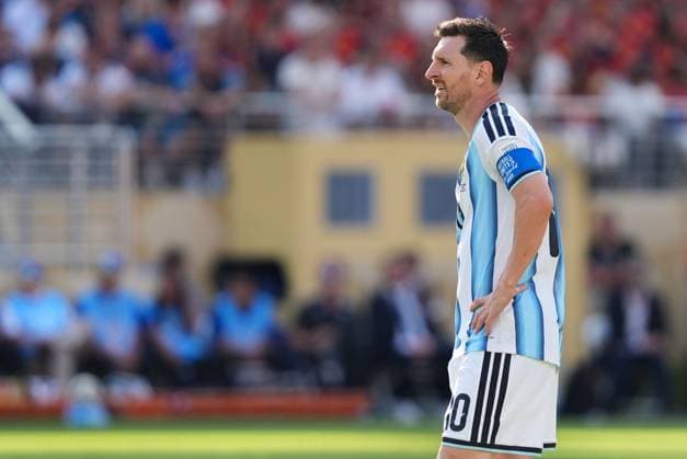 Lionel Messi of Argentina Spain v Argentina, 2026 FIFA World Cup, WM, Weltmeisterschaft, Fussball Final, Football, New York New Jersey Stadium, East Rutherford, New Jersey, USA - 19 Jul 2026East Rutherford New York New Jersey Stadium New Jersey (NJ) United States of America  Copyright: xIsmaelxAdnan Shutterstockx 16998023eq