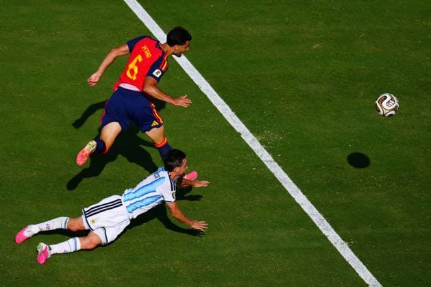 Mikel Merino of Spain heads wide Spain v Argentina, 2026 FIFA World Cup, WM, Weltmeisterschaft, Fussball Final, Football, New York New Jersey Stadium, East Rutherford, New Jersey, USA - 19 Jul 2026East Rutherford New York New Jersey Stadium New Jersey (NJ) United States of America  Copyright: xJavierxGarcia Shutterstockx 16995474dg