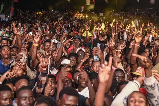 Supporters follow FIFA World Cup, WM, Weltmeisterschaft, Fussball 2026 final in Kenya NAIROBI, KENYA - JULY 19: Hundreds of football fans gather at an event venue to watch the FIFA World Cup 2026 final between Spain and Argentina on a giant screen in Nairobi, Kenya, on July 19, 2026. Gerald Anderson Anadolu Nairobi Kenya. Editorial use only. Please get in touch for any other usage.  Copyright: x2026xAnadoluxGeraldxAndersonx