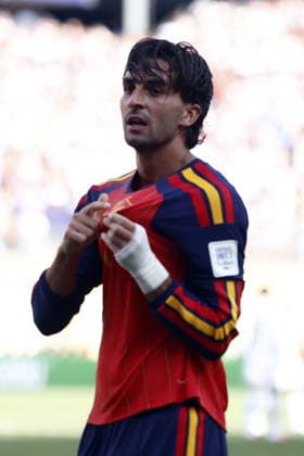 FIFA World Cup, WM, Weltmeisterschaft, Fussball 2026 final - Spain vs Argentina Ferran Torres of Spain celebrates scoring the 1-0 goal during the FIFA World Cup 2026 final match Spain against Argentina, in East Rutherford, New Jersey, USA, 19 July 2026. EAST RUTHERFORD United States  Copyright: xWILLxOLIVERx
