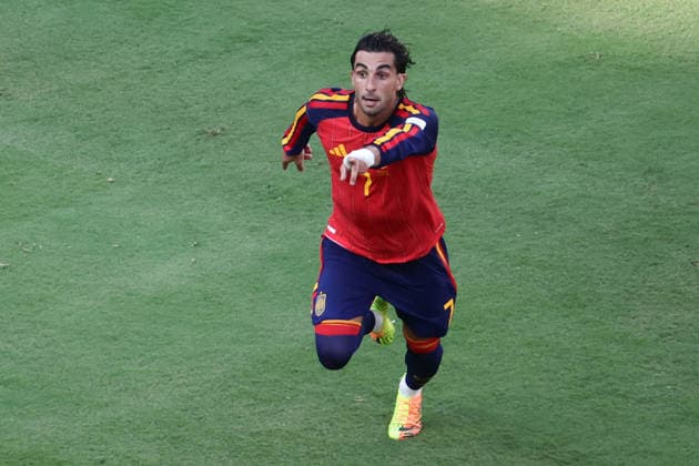 Ferran Torres of Spain scores a goal in extra time during the FIFA World Cup, WM, Weltmeisterschaft, Fussball 2026 Final match between Spain and Argentina at Metlife Stadium, New Jersey, USA on 19 July 2026. Copyright: xPeterxDovganx 45290049