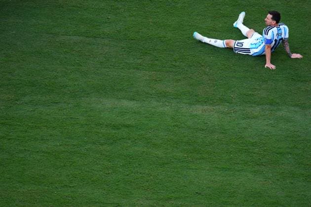 Lionel Messi of Argentina dejected at full time Spain v Argentina, 2026 FIFA World Cup, WM, Weltmeisterschaft, Fussball Final, Football, New York New Jersey Stadium, East Rutherford, New Jersey, USA - 19 Jul 2026East Rutherford New York New Jersey Stadium New Jersey (NJ) United States of America  Copyright: xJavierxGarcia Shutterstockx 16995474dy