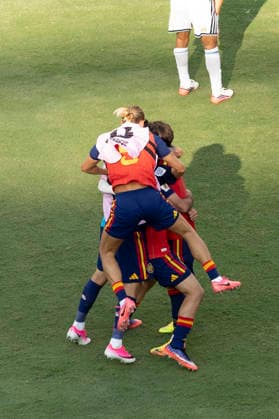 Spain victory celebration during FIFA World Cup, WM, Weltmeisterschaft, Fussball 2026 :FINAL Spain vs Argentina 19 July 2026 NEW YORK NEW JERSEY New Jersey Stadium USA By IMAGO Didier Lefa Studio Desire Ameka NEW YORK NEW JERSEY Stadium United State of America