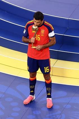 Rodri of Spain wins Player of the Tournament Spain v Argentina, 2026 FIFA World Cup, WM, Weltmeisterschaft, Fussball Final, Football, New York New Jersey Stadium, East Rutherford, New Jersey, USA - 19 Jul 2026East Rutherford New York New Jersey Stadium New Jersey (NJ) United States of America  Copyright: xMichaelxZemanek Shutterstockx 16995475dx
