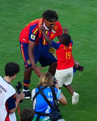 Keyne, the three-year-old brother of Lamine Yamal of Spain Spain v Argentina, 2026 FIFA World Cup, WM, Weltmeisterschaft, Fussball Final, Football, New York New Jersey Stadium, East Rutherford, New Jersey, USA - 19 Jul 2026East Rutherford New York New Jersey Stadium New Jersey (NJ) United States of America  Copyright: xJavierxGarcia Shutterstockx 16995474gg