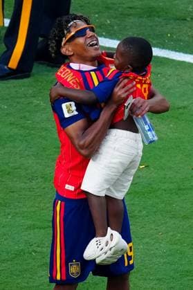 Keyne, the three-year-old brother of Lamine Yamal of Spain Spain v Argentina, 2026 FIFA World Cup, WM, Weltmeisterschaft, Fussball Final, Football, New York New Jersey Stadium, East Rutherford, New Jersey, USA - 19 Jul 2026East Rutherford New York New Jersey Stadium New Jersey (NJ) United States of America  Copyright: xJavierxGarcia Shutterstockx 16995474ge