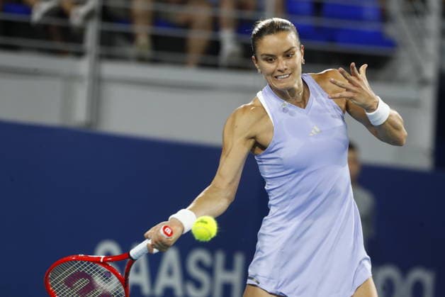 WTA, Tennis Damen 250 Vanda Pharmaceuticals Athens Open Final - Maria Sakkari in action against Barbora Krejcikova during the finals of the Vanda Pharmaceuticals Athens Open 2026. Maria Sakkari was defeated by Barbora Krejcikova by 2-0 sets, at Stadion sports centre. in Athens, Greece 20 July 2026.. IMAGO ONE INCH PRODUCTIONS ATHENS Greece Copyright: xONExINCHxPRODUCTIONSx 7036375