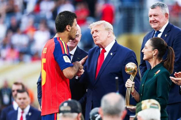 July 19, 2026, East Rutherford, Nj, United States: Rodri player of Spain is named the best player of the 2026 FIFA World Cup, WM, Weltmeisterschaft, Fussball at New York New Jersey Stadium, in East Rutherford, United States, on Sunday, July 19, 2026.(Foto: Brazil Photo Press Brazil Photo Press) INTERNATIONAL FIFA World Cup 2026 - Final - Spain V Argentina  - ZUMAv122 20260719_aap_v122_083 Copyright: xWilliamxVolcovx