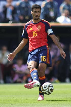 July 19, 2026, East Rutherford, New Jersey, USA: Spain midfielder Rodri (16) controls the ball during the July 19th FIFA World Cup, WM, Weltmeisterschaft, Fussball 2026 Final Match between Spain and Argentina at MetLife Stadium in East Rutherford, New Jersey. East Rutherford USA - ZUMAs325 20260719_zsp_s325_173 Copyright: xJessxStilesx