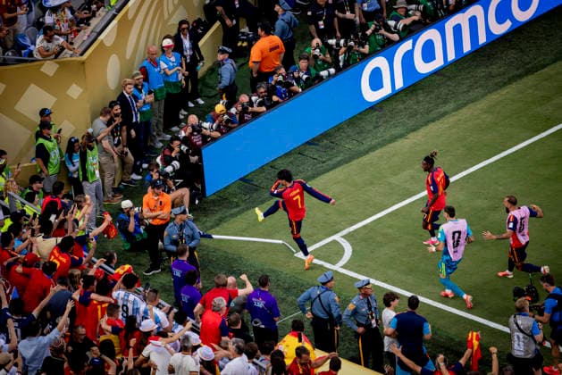 New York, USA 19th Jul 2026. Goal celebration: Ferran Torres (ESP) Nico Williams (ESP) Spain - Argentina World Cup Final Spanien - Argentinien 19.07.2026 *** New York, USA, July 19, 2026 Goal celebration Ferran Torres (ESP) Nico Williams (ESP) Spain vs. Argentina World Cup Final Spain vs. Argentina July 19, 2026
