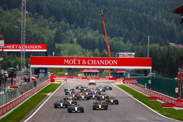 IPA86831482 - Start of the 2026 Belgian Grand Prix, Spa-Francorchamps, July 16–19, 2026, 2026 Formula 1 World Championship, WM, Weltmeisterschaft  Copyright: xFedericoxBasile IPAxSportx xx 86831482