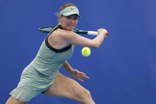 Czech tennis player Linda Fruhvirtova is seen during the qualifying rounds of the WTA, Tennis Damen 250 Livesport Prague Open 2026, in Prague, Czech Republic, on July 19, 2026. (CTKxPhoto PavelxLebeda) CTKPhotoF202607200001501  CTKPhotoF202607200001501