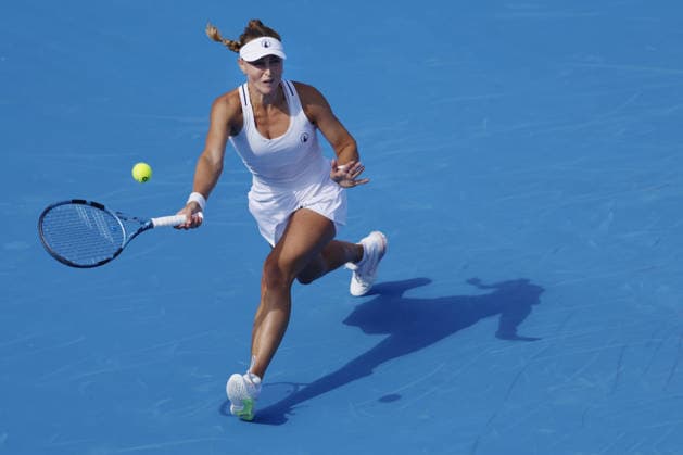 Czech tennis player Gabriela Knutson is seen during the qualifying rounds of the WTA, Tennis Damen 250 Livesport Prague Open 2026, in Prague, Czech Republic, on July 19, 2026. (CTKxPhoto PavelxLebeda) CTKPhotoF202607200001801  CTKPhotoF202607200001801