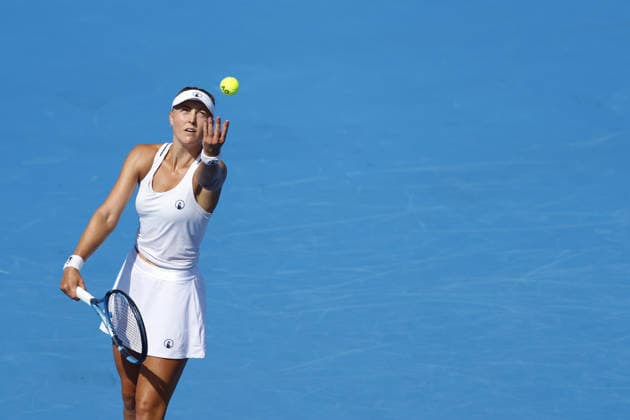 Czech tennis player Gabriela Knutson is seen during the qualifying rounds of the WTA, Tennis Damen 250 Livesport Prague Open 2026, in Prague, Czech Republic, on July 19, 2026. (CTKxPhoto PavelxLebeda) CTKPhotoF202607200001901  CTKPhotoF202607200001901