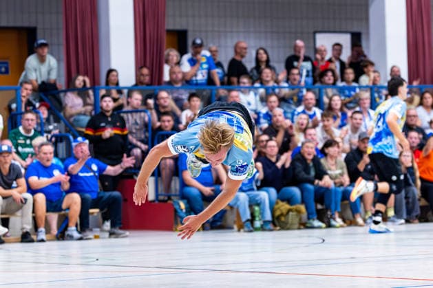 19.07.2026, GER, Handball, Maenner, Saison 26 27, Opel 1.Bl, Testspiel, ThSV Eisenach - HSG Wetzlar Felix Montebovi (ThSV Eisenach,91) 99848 Wutha-Farnroda Hörselberghalle Thueringen Deutschland *** July 19, 2026, GER, Handball, Men, Season 26–27, Opel 1st Division, Friendly Match, ThSV Eisenach vs. HSG Wetzlar, Felix Montebovi (ThSV Eisenach), 91 99848 Wutha Farnroda, Hörselberghalle, Thuringia, Germany