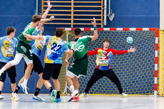 19.07.2026, GER, Handball, Maenner, Saison 26 27, Opel 1.Bl, Testspiel, ThSV Eisenach - HSG Wetzlar Mats Grupe (ThSV Eisenach, 25) 99848 Wutha-Farnroda Hörselberghalle Thueringen Deutschland *** July 19, 2026, GER, Handball, Men, 2026–2027 Season, Opel 1st Division, Friendly Match, ThSV Eisenach vs. HSG Wetzlar, Mats Grupe (ThSV Eisenach), 25 99848 Wutha Farnroda, Hörselberghalle, Thuringia, Germany