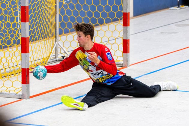 19.07.2026, GER, Handball, Maenner, Saison 26 27, Opel 1.Bl, Testspiel, ThSV Eisenach - HSG Wetzlar Mats Grupe (ThSV Eisenach, 25) 99848 Wutha-Farnroda Hörselberghalle Thueringen Deutschland *** July 19, 2026, GER, Handball, Men, 2026–2027 Season, Opel 1st Division, Friendly Match, ThSV Eisenach vs. HSG Wetzlar, Mats Grupe (ThSV Eisenach), 25 99848 Wutha Farnroda, Hörselberghalle, Thuringia, Germany