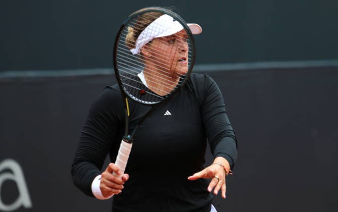 WTA, Tennis Damen 250 - MSC Hamburg Ladies Open: Jule Niemeier (Deutschland) in der 2. Runde der Qualifikation. *** WTA 250 MSC Hamburg Ladies Open: Jule Niemeier of Germany Advances to the Second Round of Qualifying