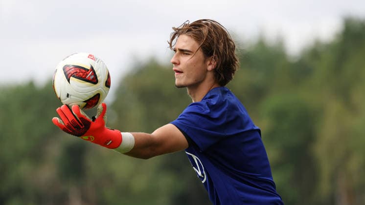 VfL Trainingslager, Weimarer Land Blankenhain, 20.07.2026, Fußball, Herren, Saison 2026 2027, 2. BL, VfL Wolfsburg, Sommer-Trainingslager: Tag 2., Torwart Jakub Zielinski (VfL Wolfsburg) Weimarer Land Niedersachsen Deutschland *** VfL Training Camp, Weimarer Land Blankenhain, July 20, 2026, Soccer, Men s, 2026–2027 Season, 2. Bundesliga, VfL Wolfsburg, Summer Training Camp Day 2, Goalkeeper Jakub Zielinski, VfL Wolfsburg, Weimarer Land, Lower Saxony, Germany